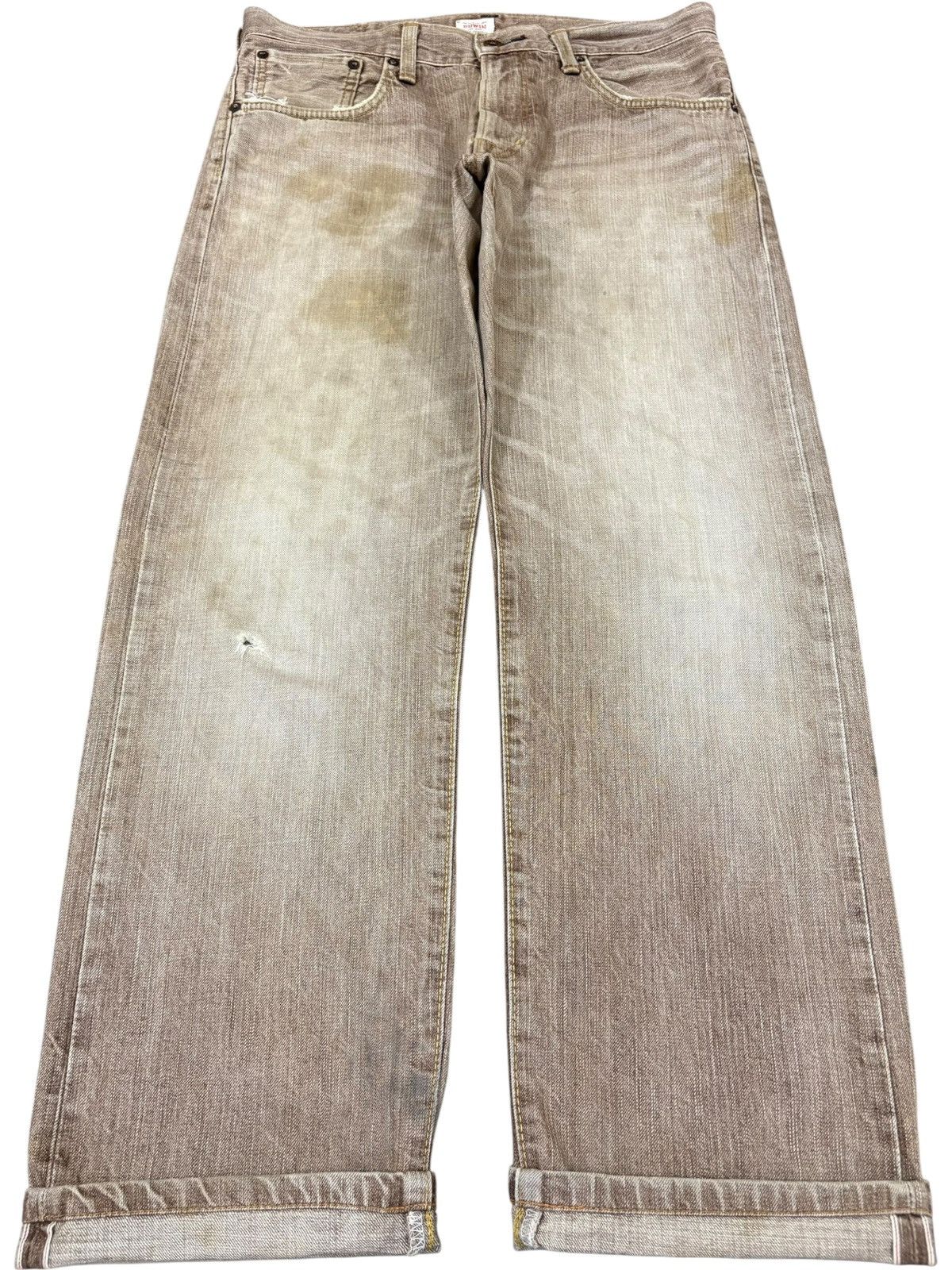 Edwin Vintage Edwin 505zx Selvedge Rusty Wash Baggy Jeans Size US 34 / EU 50 - 1 Thumbnail