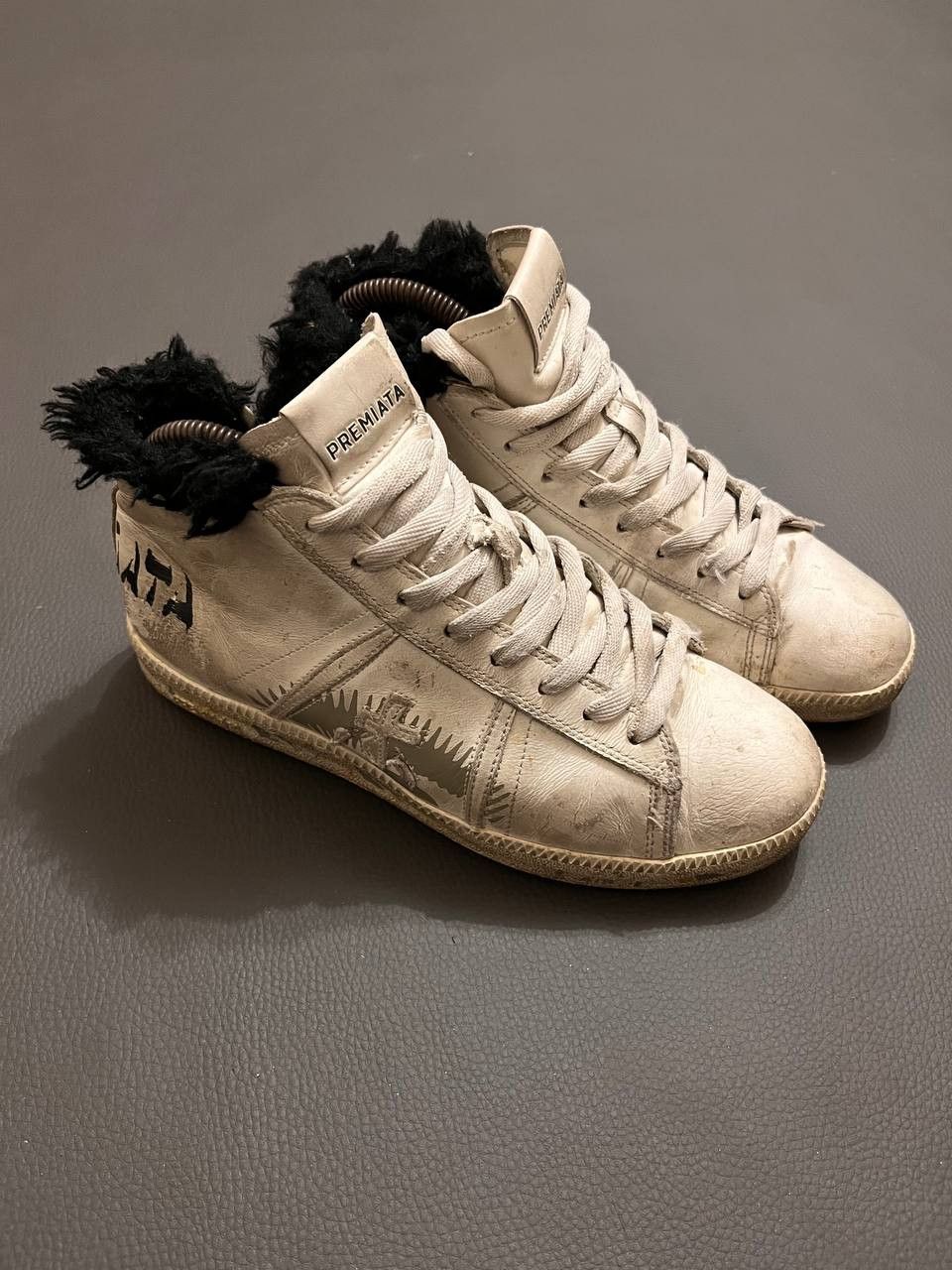 Premiata Premiata High Golden Goaose GGDB Style Distressed Shoes Size US 6 / IT 36 - 1 Thumbnail