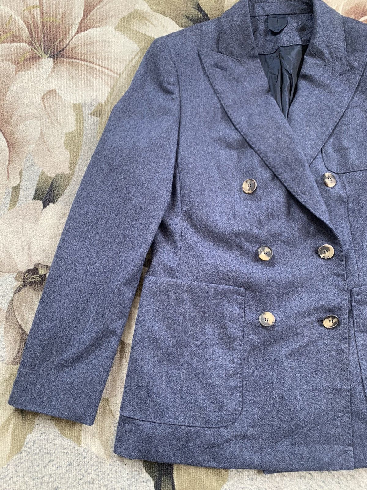 Max Mara MaxMara Blend Cashmere Double Breast Jacket Coat Size XS / US 0-2 / IT 36-38 - 3 Thumbnail