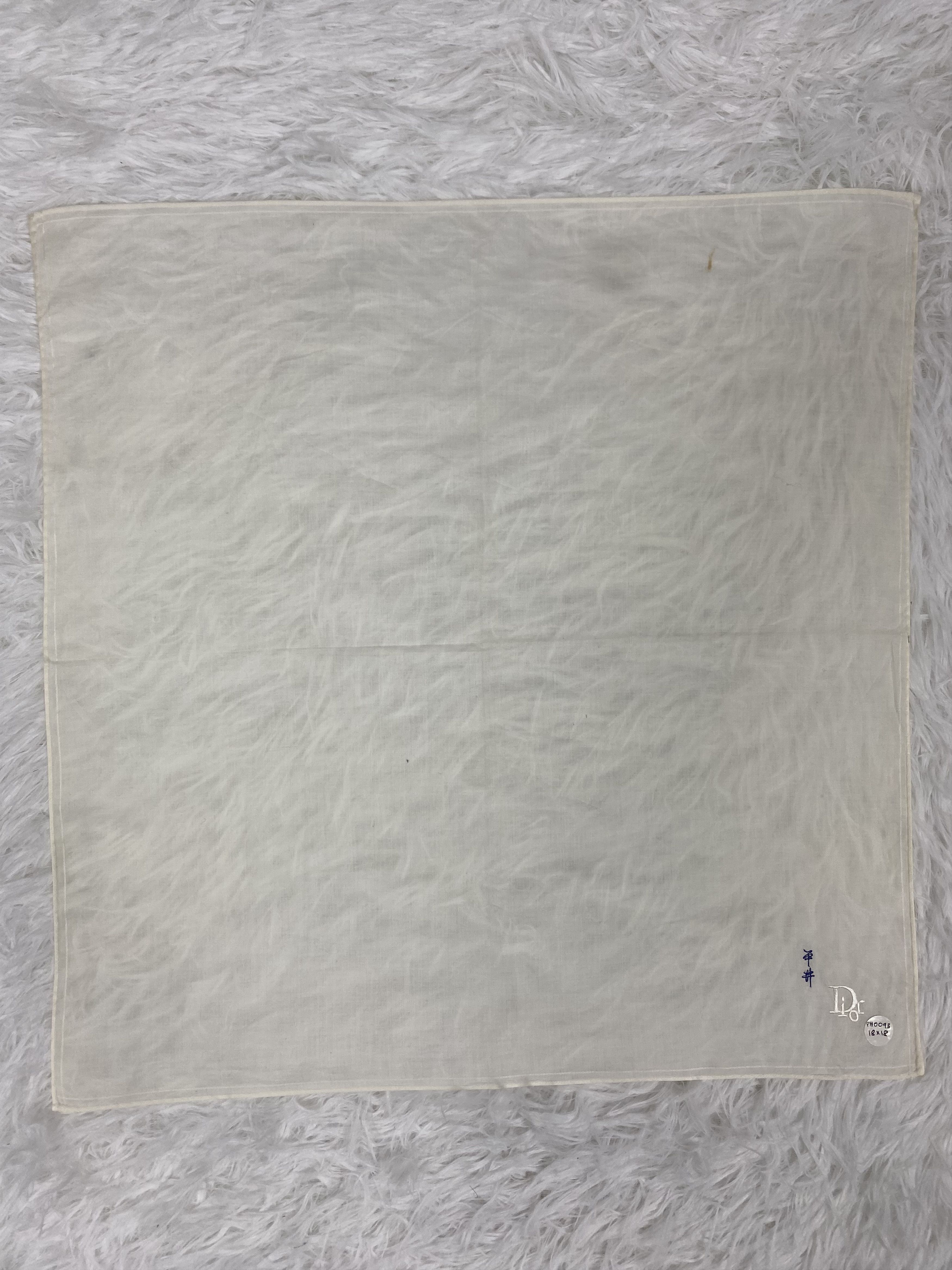 Vintage Vintage Christian Dior Handkerchief PH0093 Size ONE SIZE - 4 Thumbnail