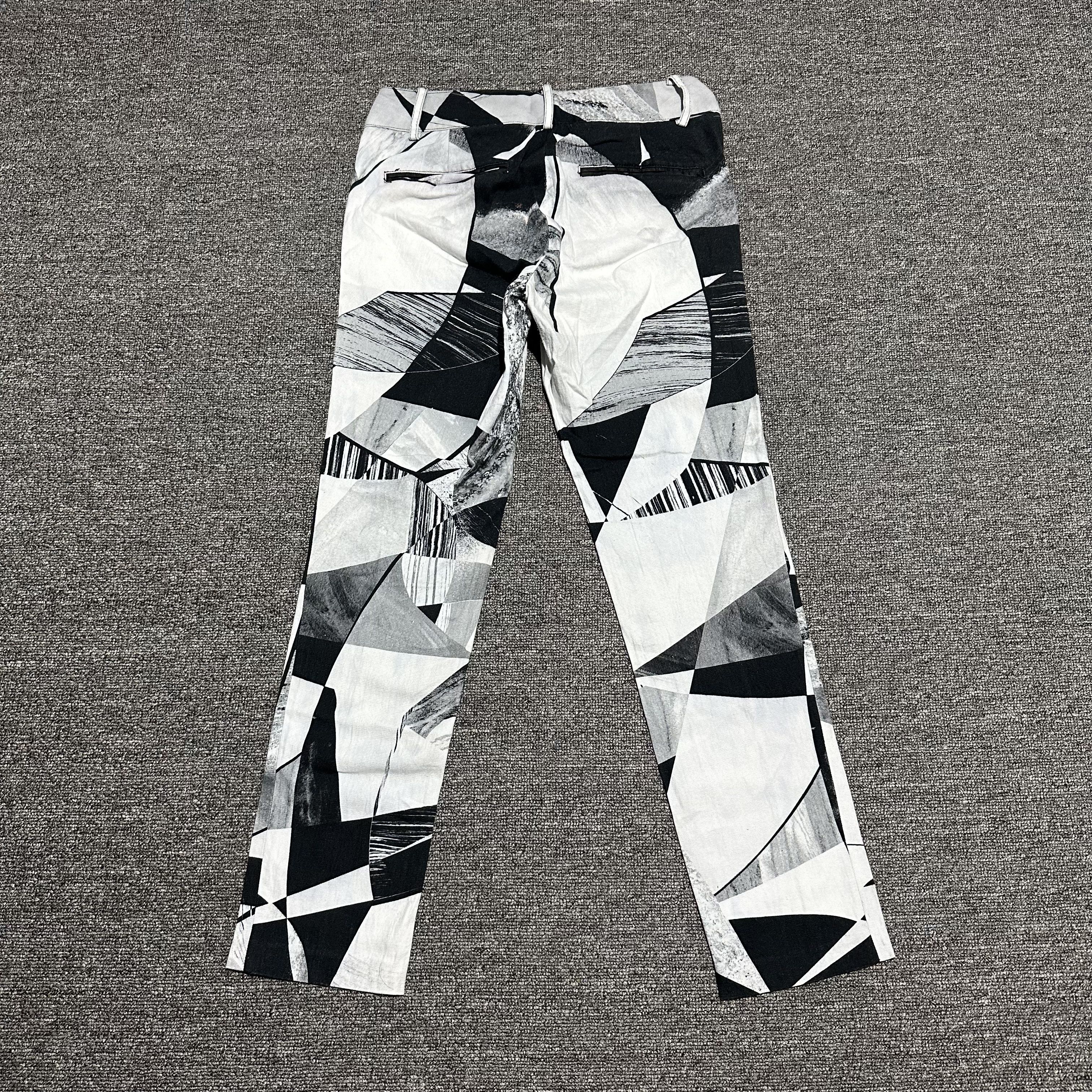 Helmut Lang × Vintage Vintage Helmut Lang FW13 All Over Print Pants Size US 29 - 1 Thumbnail
