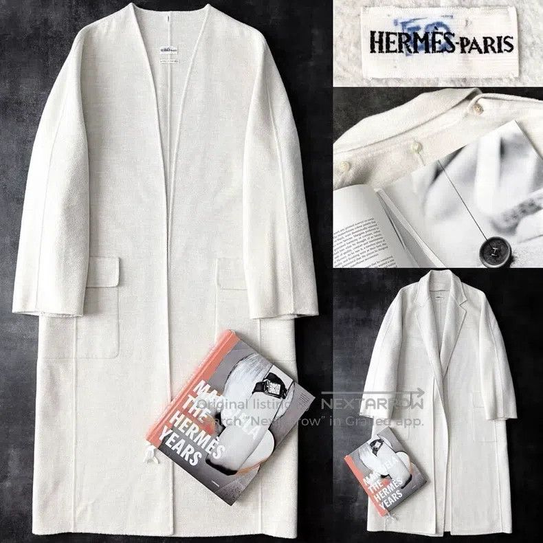 Hermes Hermes Detachable cashmere coat jacket Size M / US 6-8 / IT 42-44 - 8 Thumbnail