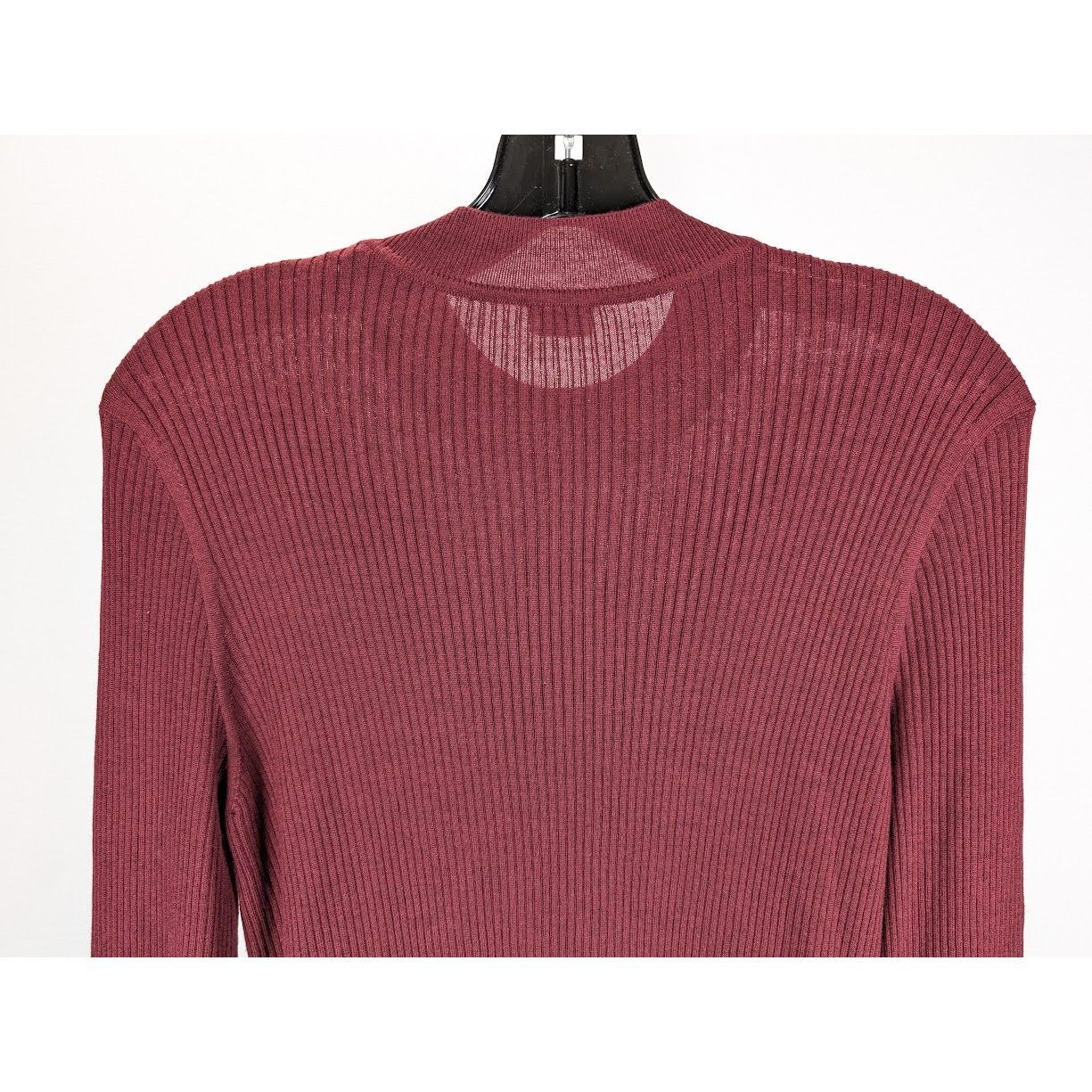 Saint Laurent Paris o1rshd1 Sweater in Burgundy Size US XL / EU 56 / 4 - 9 Thumbnail