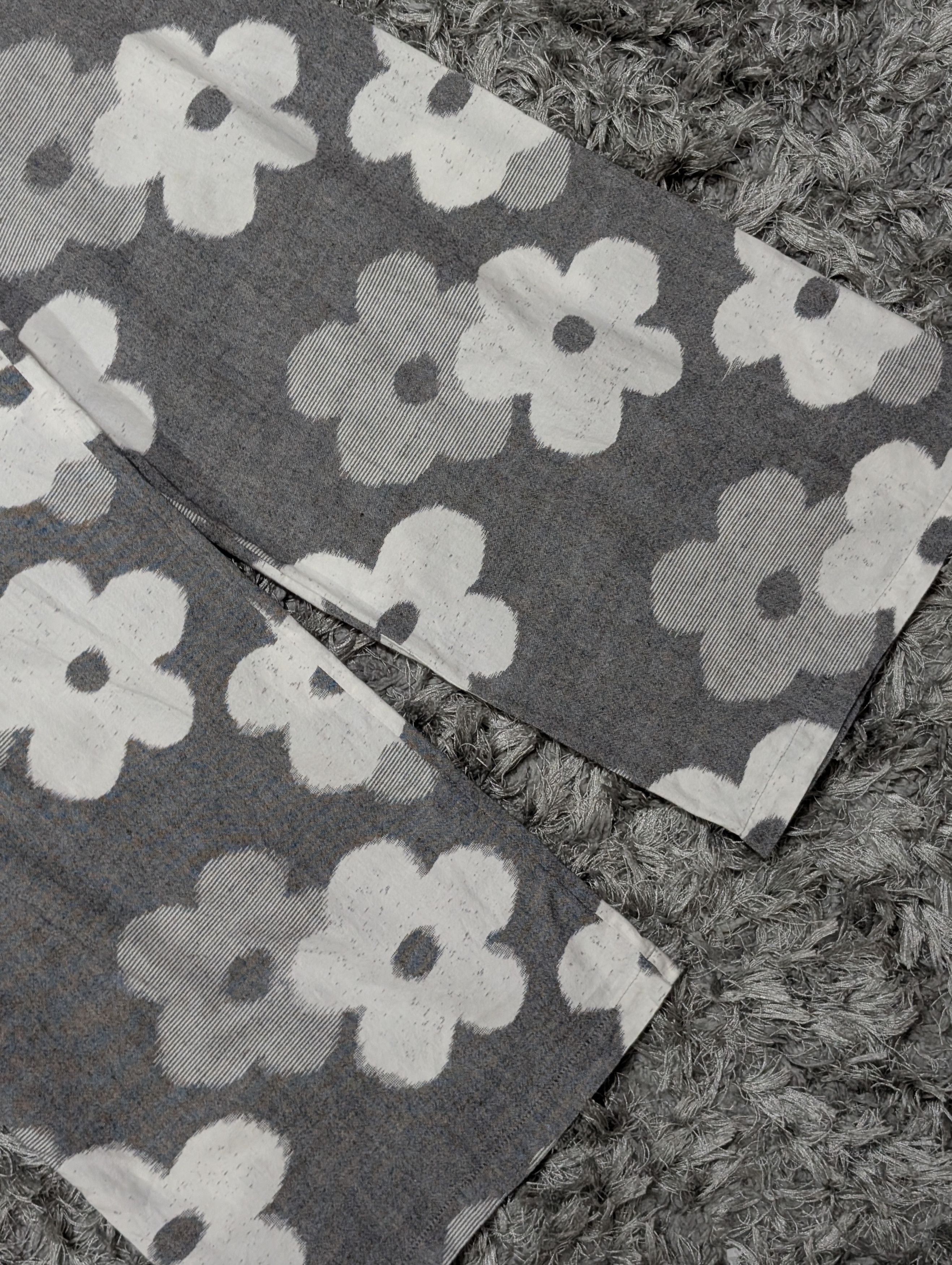 SOU SOU Katsuji Wakisaka Sou Sou Wide Leg Floral Pants Relax Trouser Size 27" / US 4 / IT 40 - 4 Thumbnail