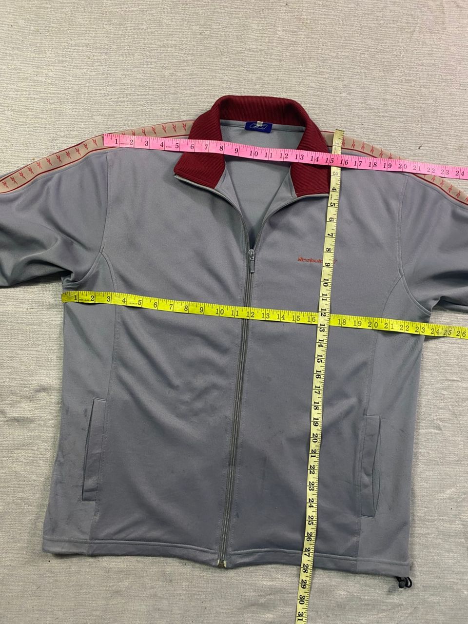 Reebok × Vintage Y2K Reebok Side Tape Track Top Size US L / EU 52-54 / 3 - 10 Thumbnail