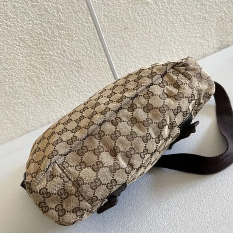 Gucci GUCCI CANVAS/LEATHER MESSENGER BAG. Size ONE SIZE - 7 Thumbnail