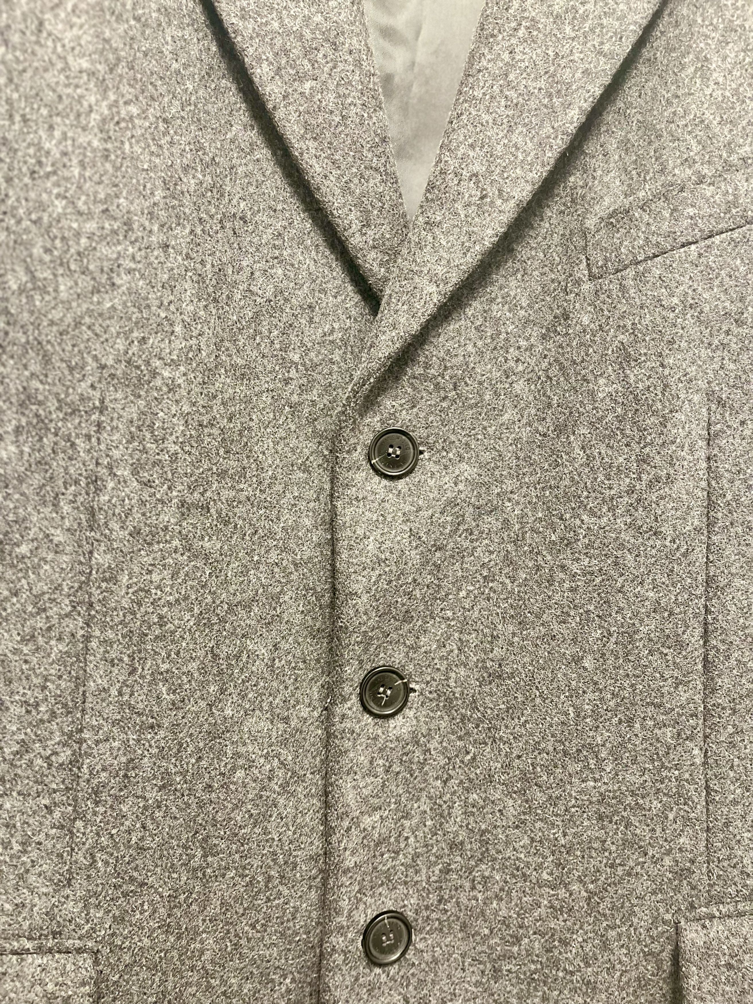 Valentino Valentino blazer virgin wool Grey made in Italy Size 46R - 6 Thumbnail