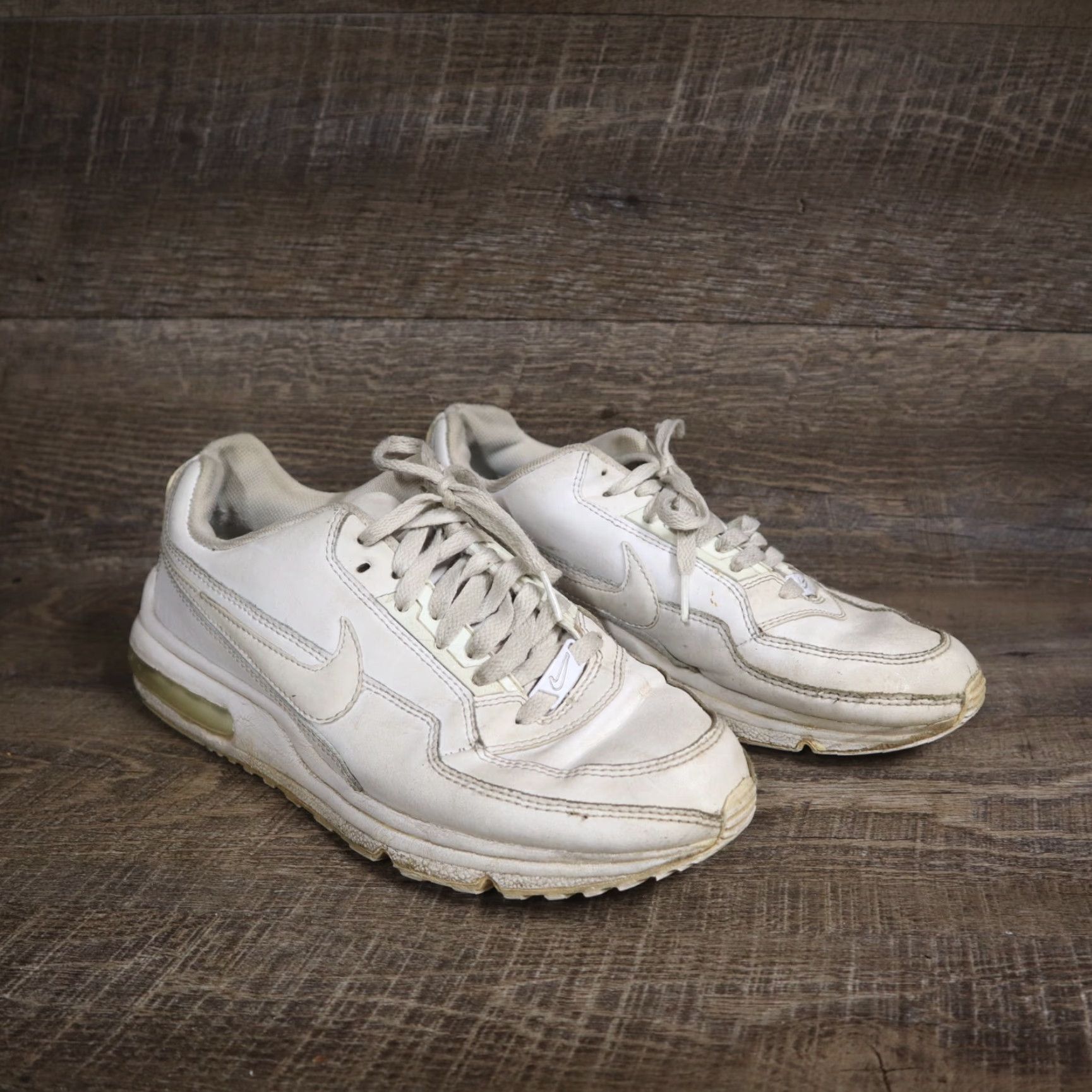 Nike Nike Air Max Running Shoes White 316376-111 Low Top Lace Up Sneakers Men's 9.5 Size US M / EU 48-50 / 2 - 2 Thumbnail