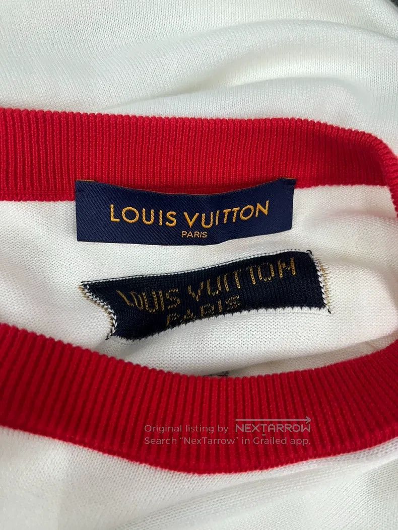 Louis Vuitton Louis Vuitton Color-block large logo knitted short sleeve Size US S / EU 44-46 / 1 - 4 Thumbnail