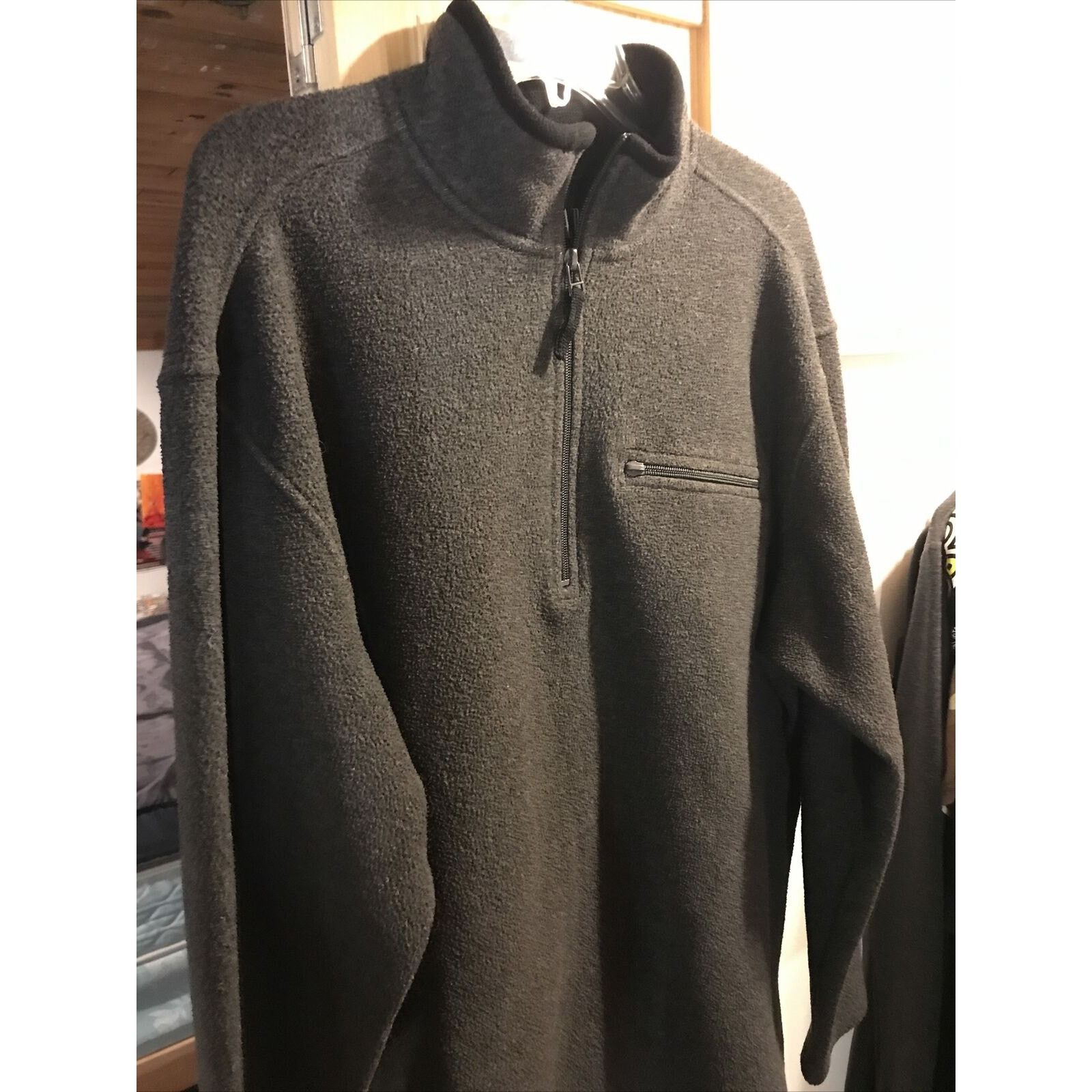 Gap Gap Vintage Men’s XL Gray LS Pullover Polyester Rayon Fleece Size US XL / EU 56 / 4 - 5 Thumbnail