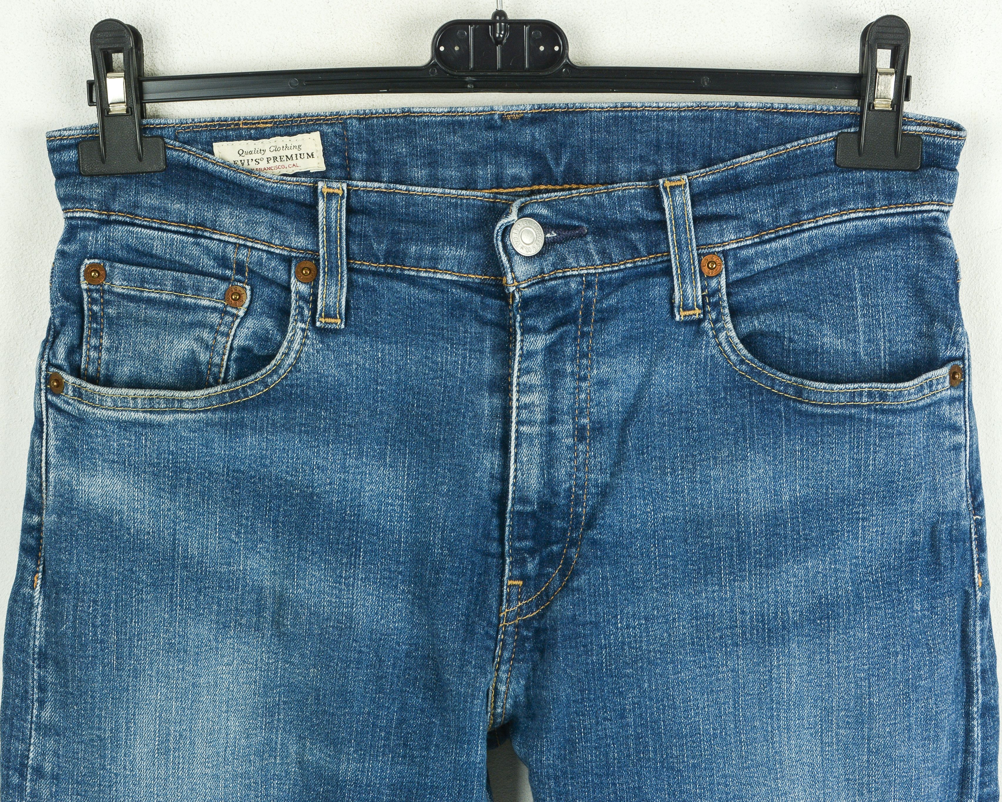 Levi's LEVI'S Big E Premium 512 W29 L30 Jeans Pants Slim Stretch Size US 29 - 2 Thumbnail