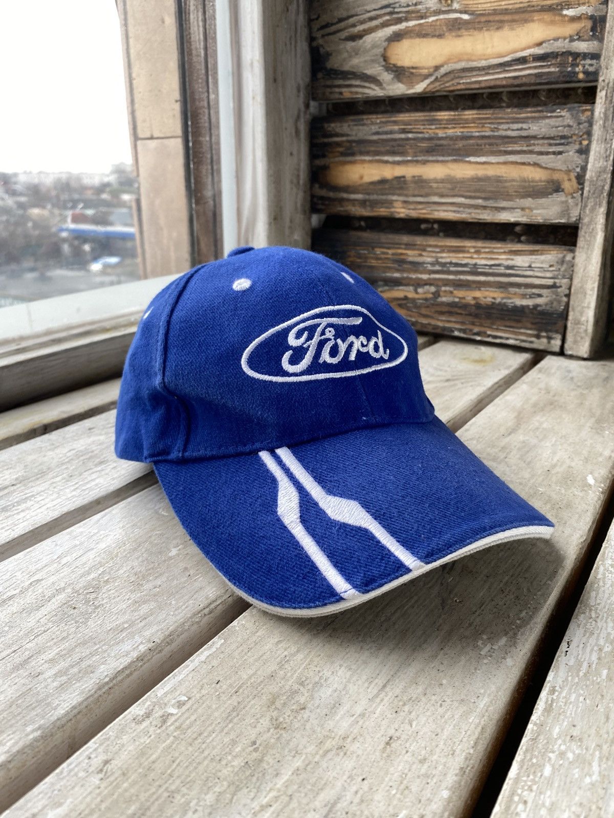 Ford Vintage 90s Ford Logo USA F1 Racing cap Size ONE SIZE - 1 Thumbnail