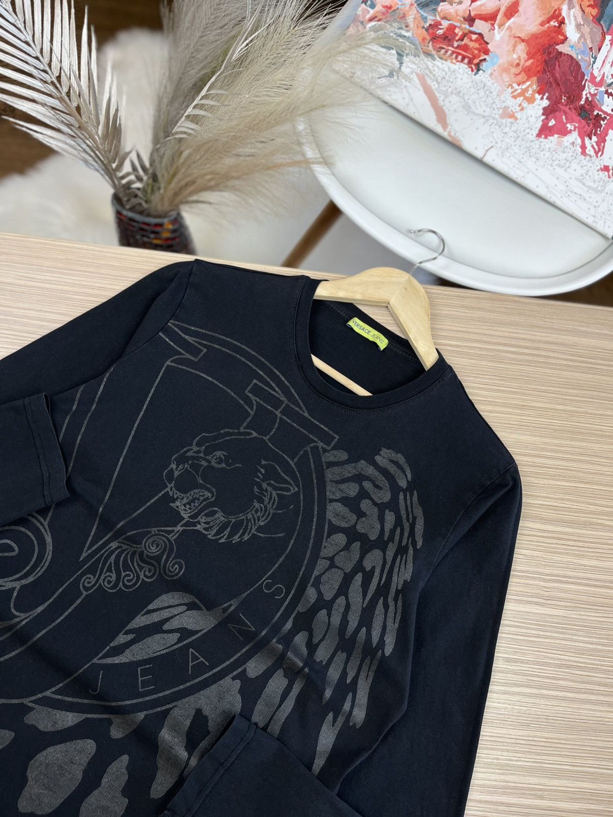 Versace Versace Jeans Logo longsleeve tee Size US L / EU 52-54 / 3 - 2 Thumbnail