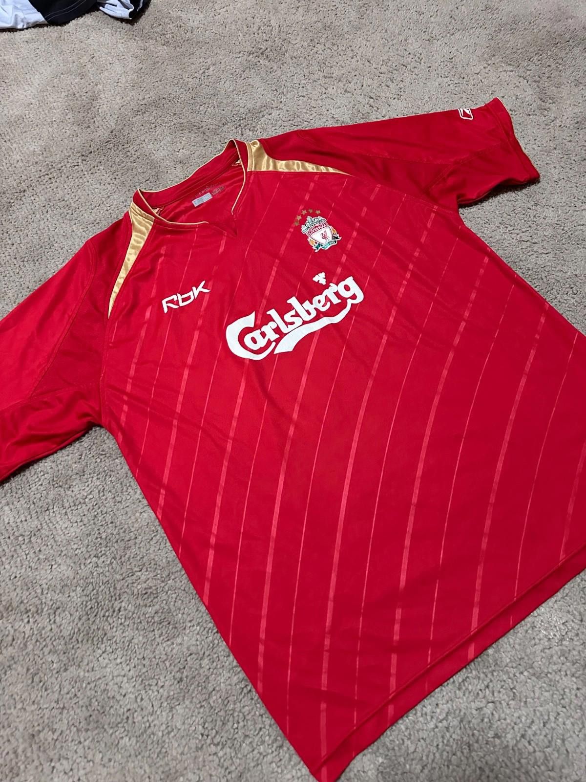 Reebok Reebok Liverpool 2005/2006 Home Football Shirt Soccer Jersey Size ONE SIZE - 3 Thumbnail
