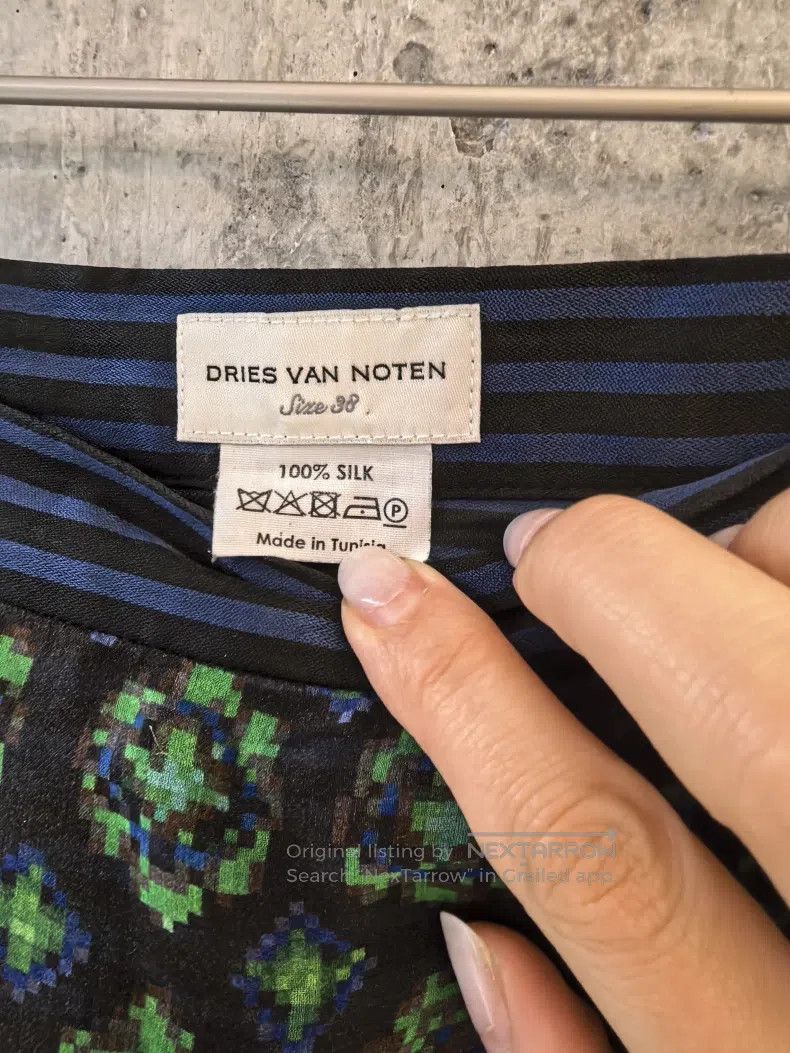 Dries Van Noten Dries Van Noten Silk Skirt Size 25" / US 0 / IT 36 - 3 Thumbnail