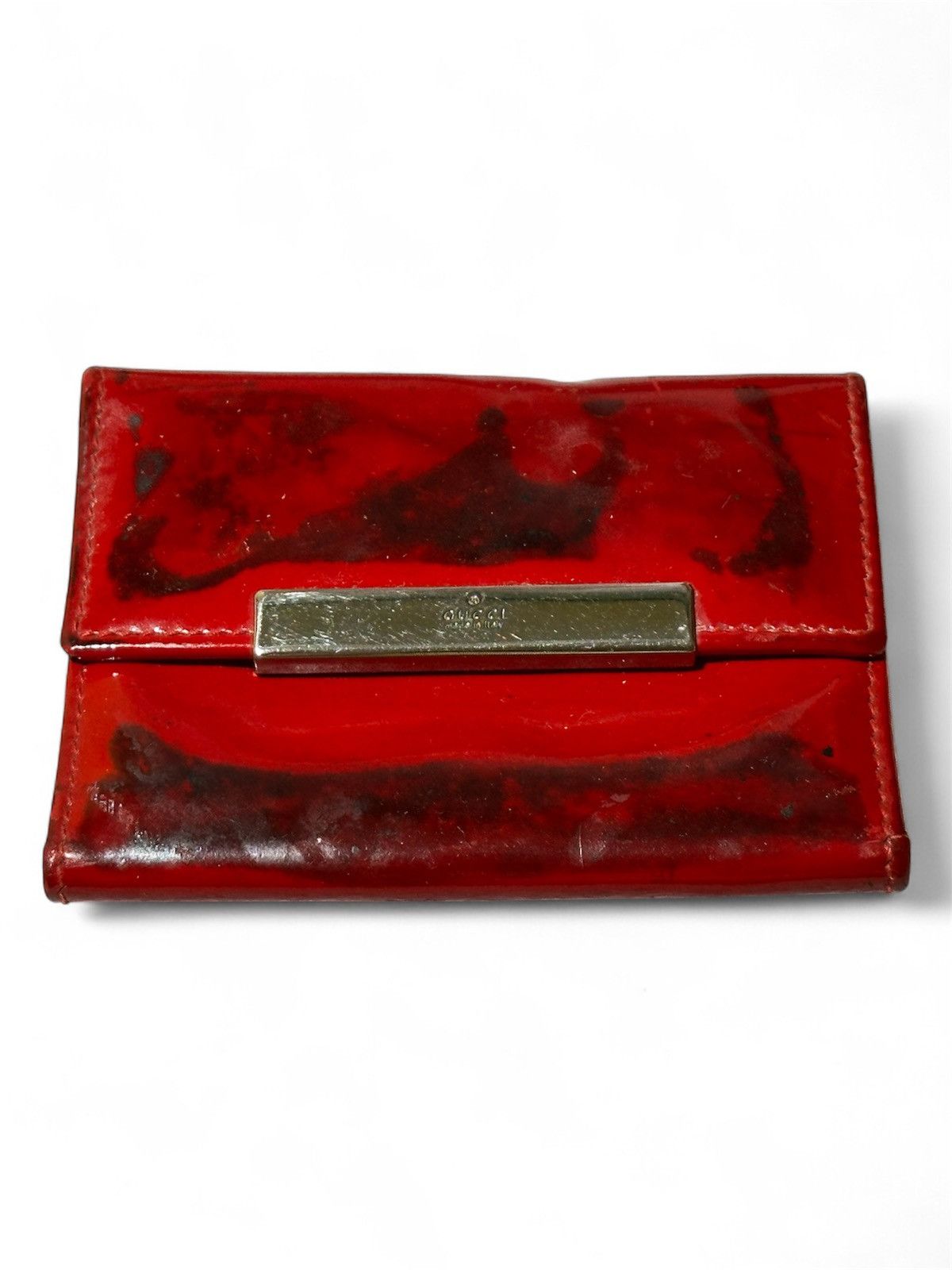 Gucci Gucci Card Holder Wallet Vintage Luxury 10x8 cm Size ONE SIZE - 1 Thumbnail