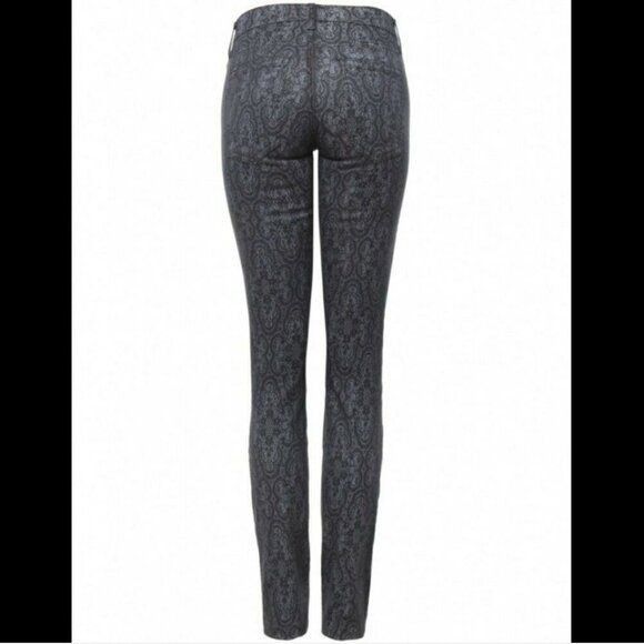 Current/Elliot Current/Elliott Revolve Ankle Skinny Jean 26 Black Antique L Size 26" / US 2 / IT 38 - 8 Thumbnail