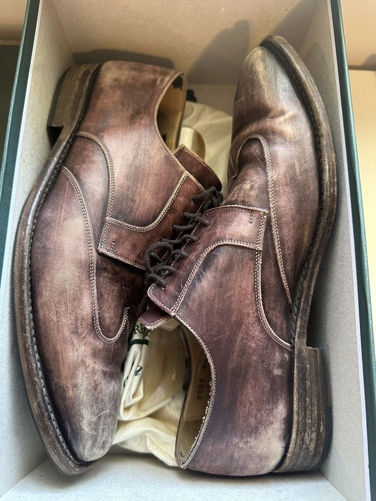 Firenze Harris Firenze Men’s Shoes Size 8.5 Cuoio 9909 Size US 8.5 / EU 41-42 - 2 Thumbnail