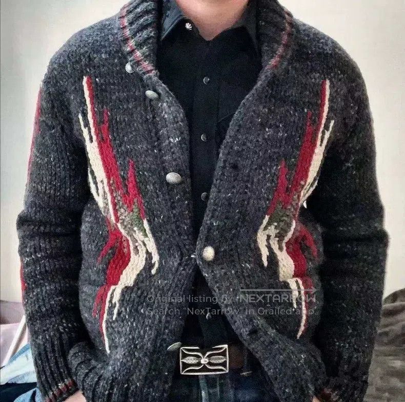 RRL Ralph Lauren RRL Ralph Lauren Hand woven wool silk blended cardigan swe Size US M / EU 48-50 / 2 - 2 Thumbnail