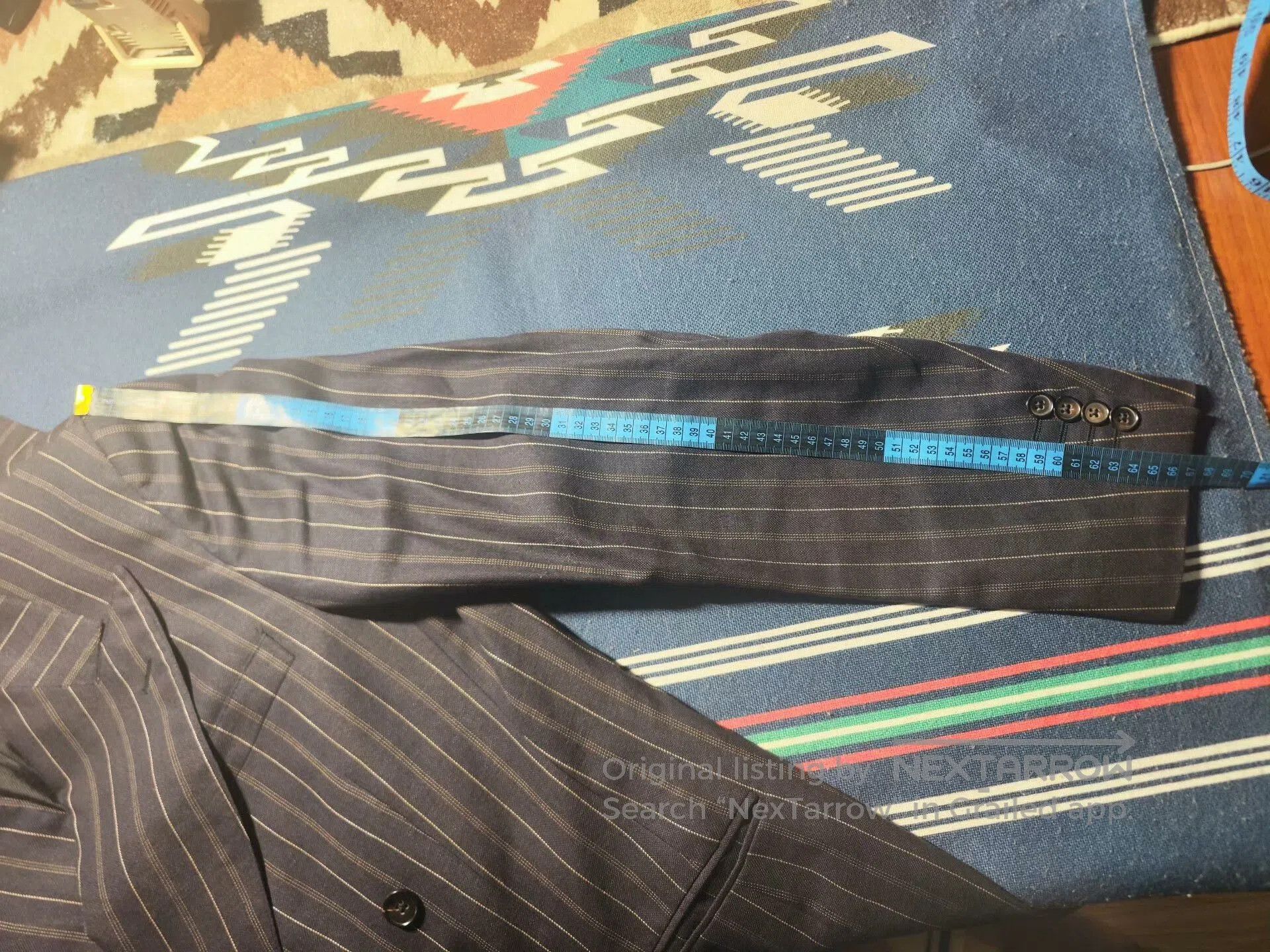 RRL Ralph Lauren RRL Double-Breasted Wool-Linen Blazer. Size US L / EU 52-54 / 3 - 8 Thumbnail