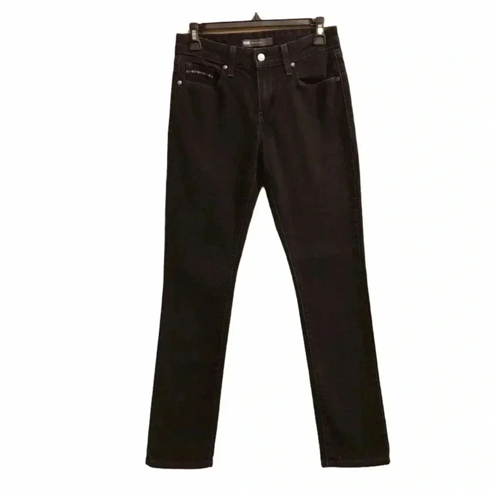 Levi's Levi's Stretch Mid Rise Skinny Black Jeans Womens Size 27" / US 4 / IT 40 - 1 Thumbnail