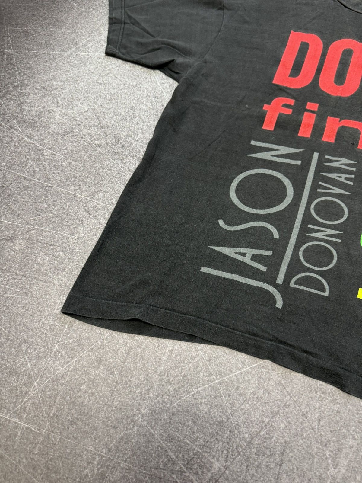 Band Tees Vintage 1990 Jason Donovan Doin Fine T Shirt Rock Band Size US L / EU 52-54 / 3 - 4 Thumbnail
