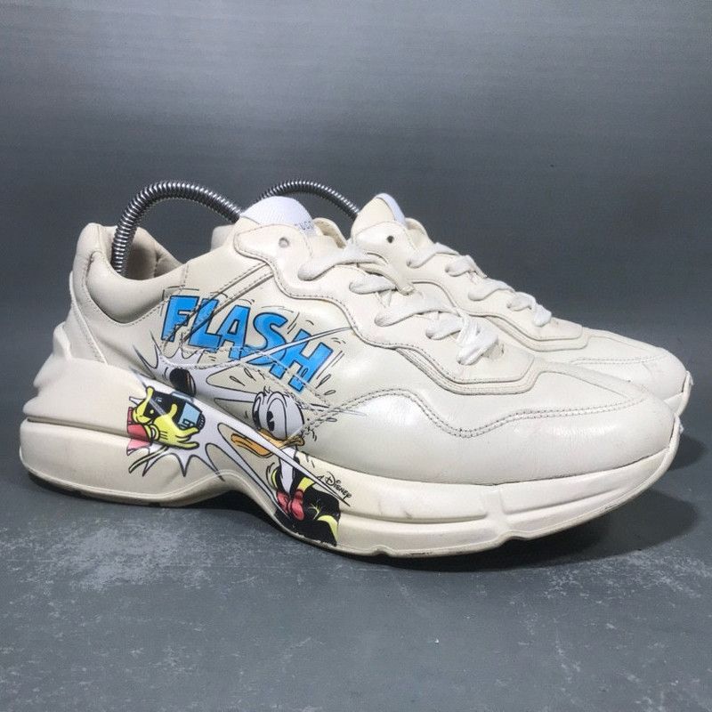 Gucci Gucci Rhyton Donald Duck Sneakers for Men - Size US 9.5 / EU 42-43 - 6 Thumbnail