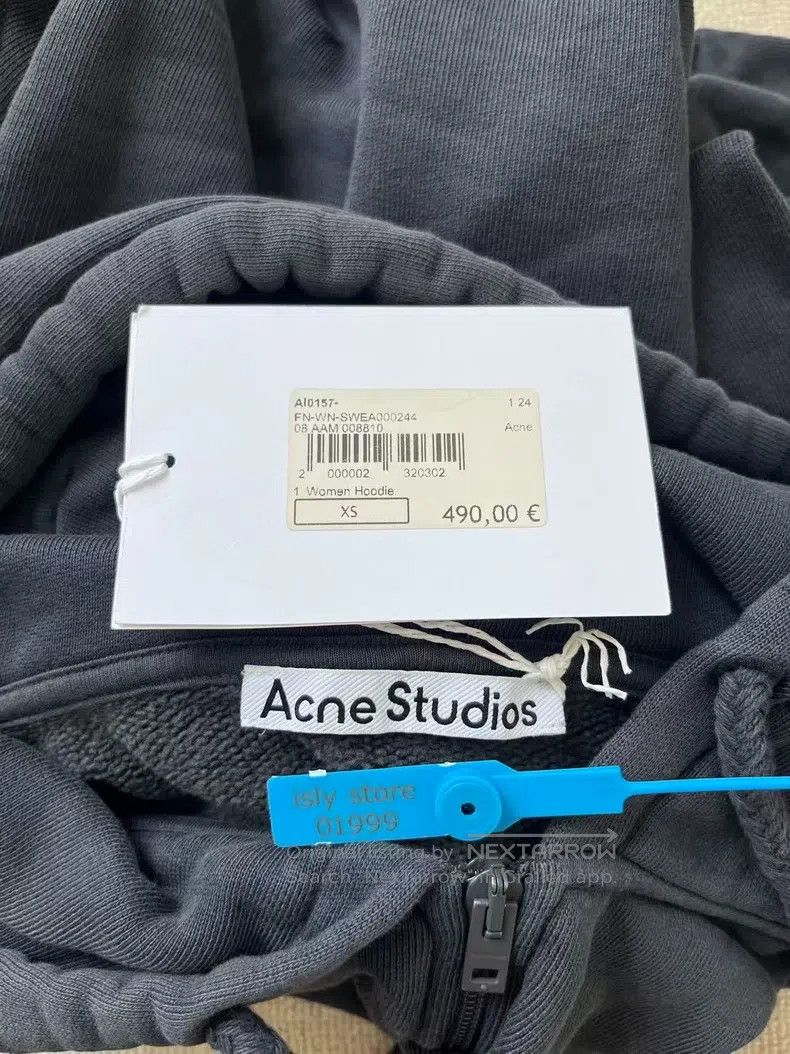 Acne Studios Acne Studios Logo embroidery waist-cinching hooded zippere Size XS / US 0-2 / IT 36-38 - 5 Thumbnail