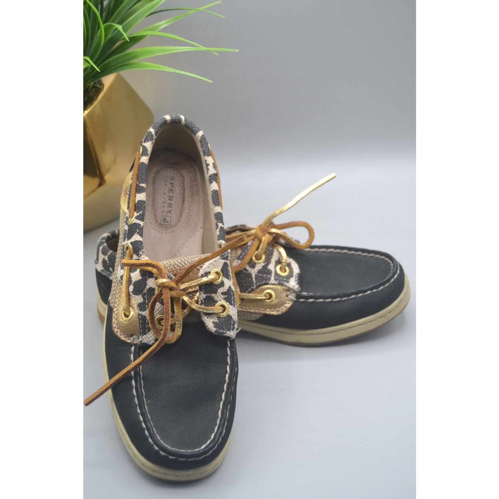 Sperry Sperry Top Slider Animal Print Shoes Size US 6 / IT 36 - 2 Thumbnail