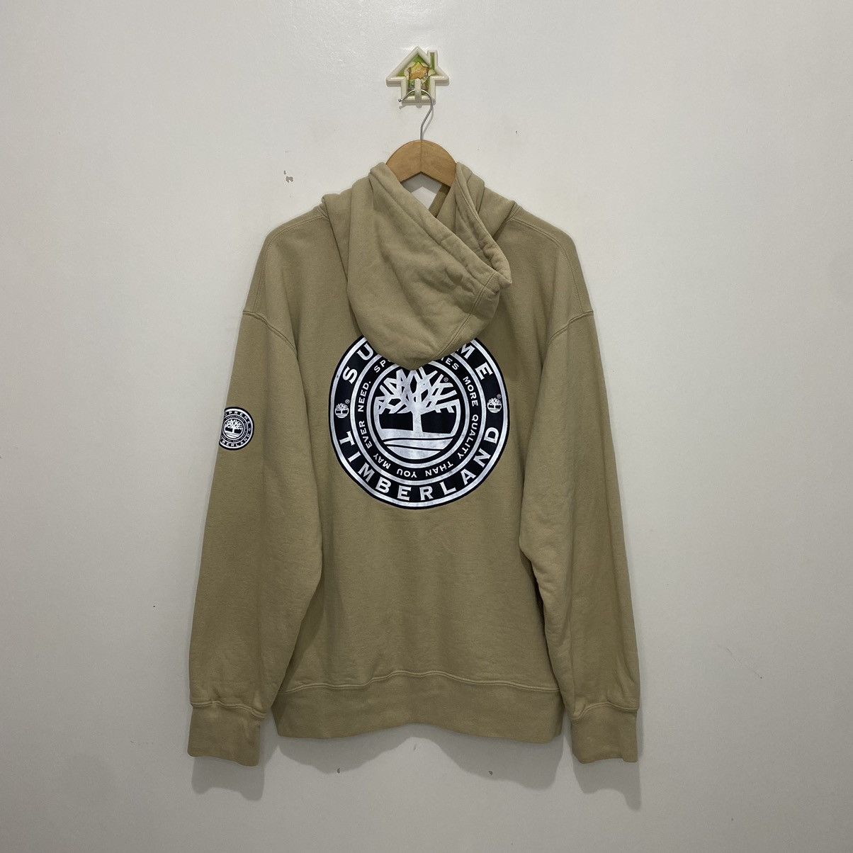 Supreme × Timberland Supreme Timberland FW21 Taupe Hoodie Size US M / EU 48-50 / 2 - 4 Thumbnail