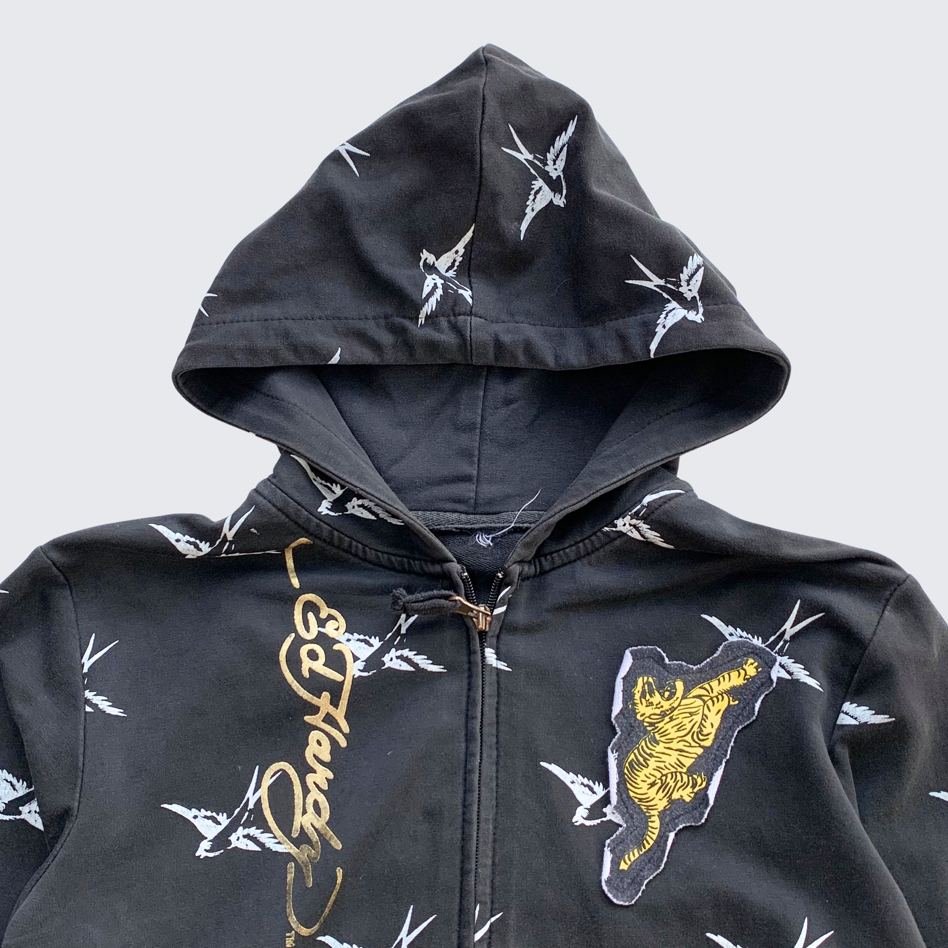 Ed Hardy 2000s Ed Hardy By Christian Audigier Zip Hoodie Size XS / US 0-2 / IT 36-38 - 3 Thumbnail