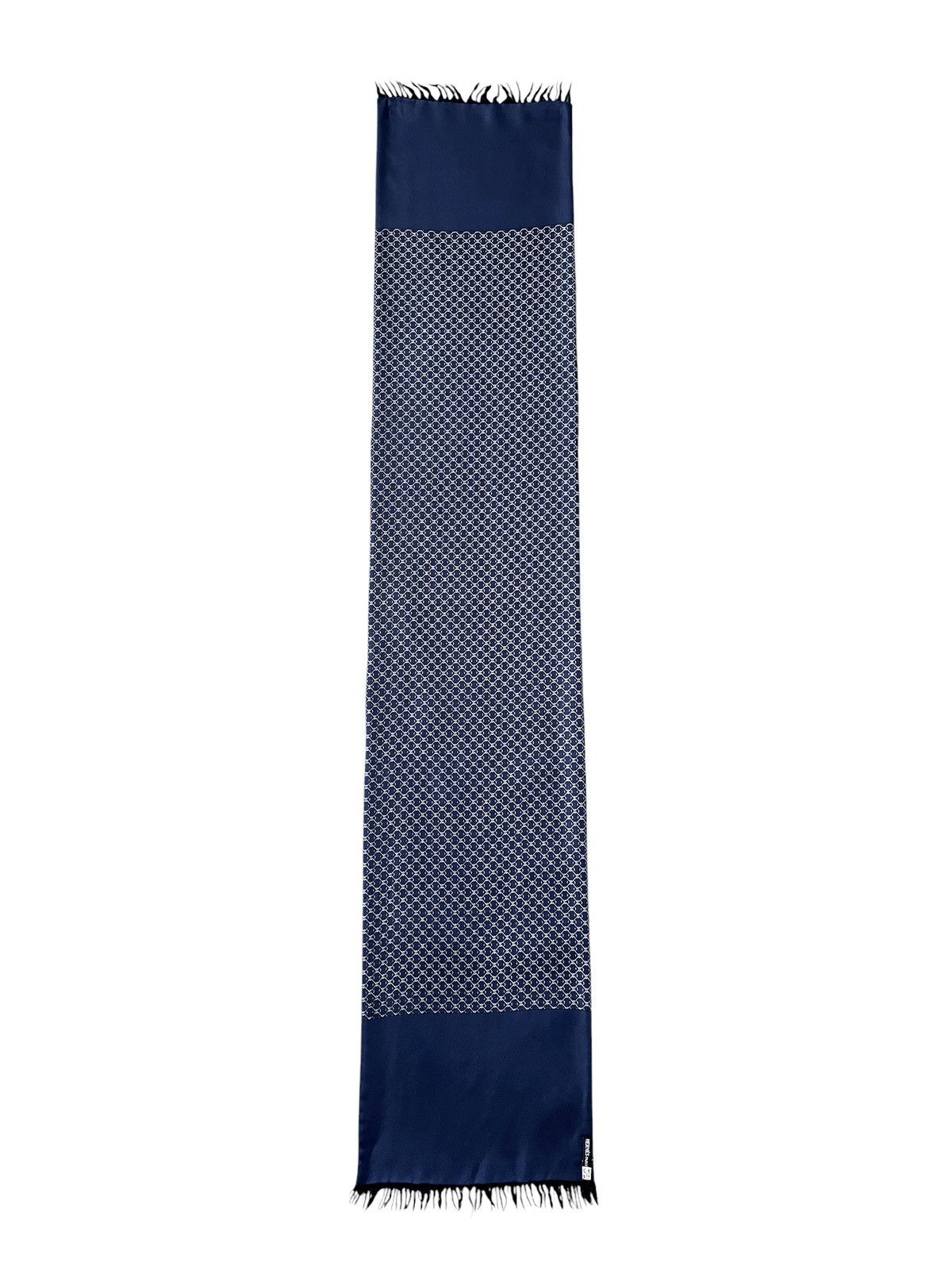 Vintage Hermes Double Sided Cashmere Silk Muffler