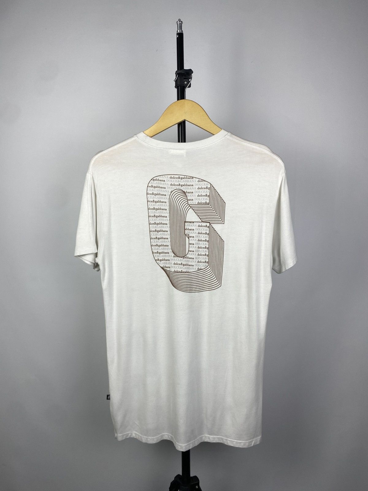 Dolce & Gabbana × Vintage Vintage Dolce & Gabbana Big Logo Double sided Luxury t shirt Size US L / EU 52-54 / 3 - 9 Thumbnail
