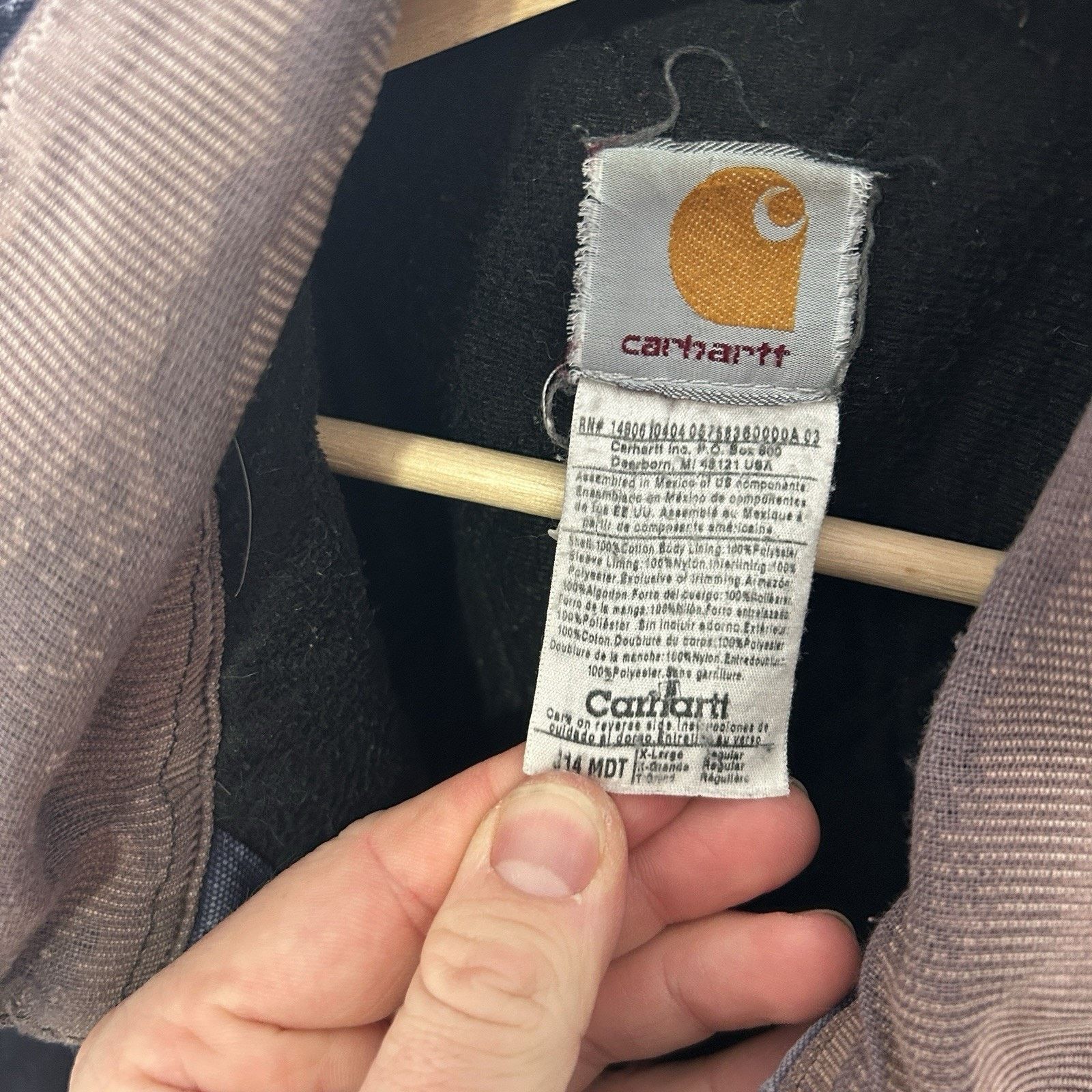 Carhartt Vintage Carhartt Quilted Santa Fe Jacket “Midnight Blue” J14 Size US XL / EU 56 / 4 - 14 Thumbnail