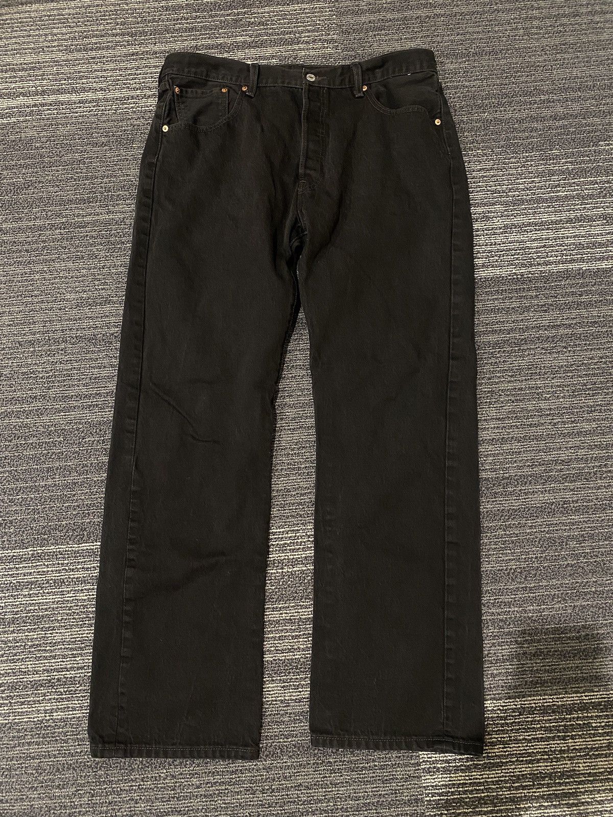 Levi's × Vintage Vintage Levis 501 Jeans 38x34 Black 90s Denim Skater Punk Size US 38 / EU 54 - 1 Thumbnail