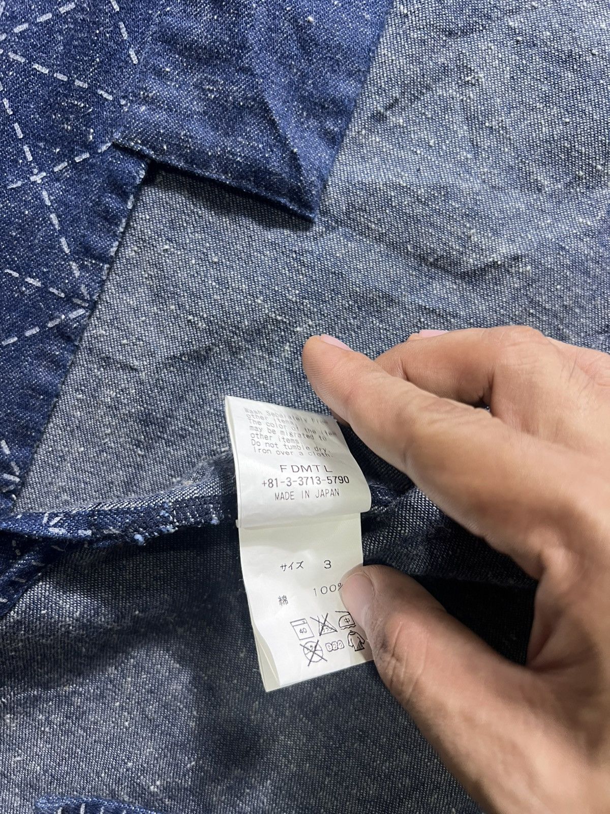 FDMTL FDTML - Indigo Dyed Kimono Size US M / EU 48-50 / 2 - 9 Thumbnail