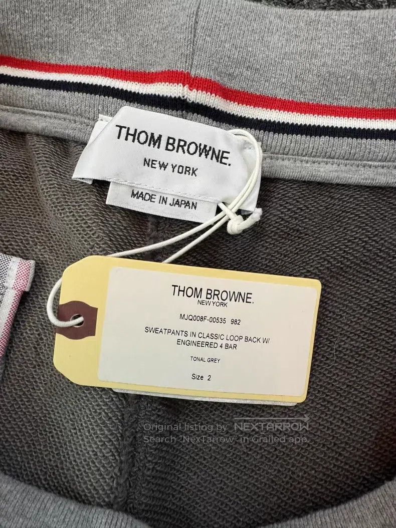 Thom Browne Thom Browne size 2 Four-stripe Sports Pants Size US 29 - 3 Thumbnail