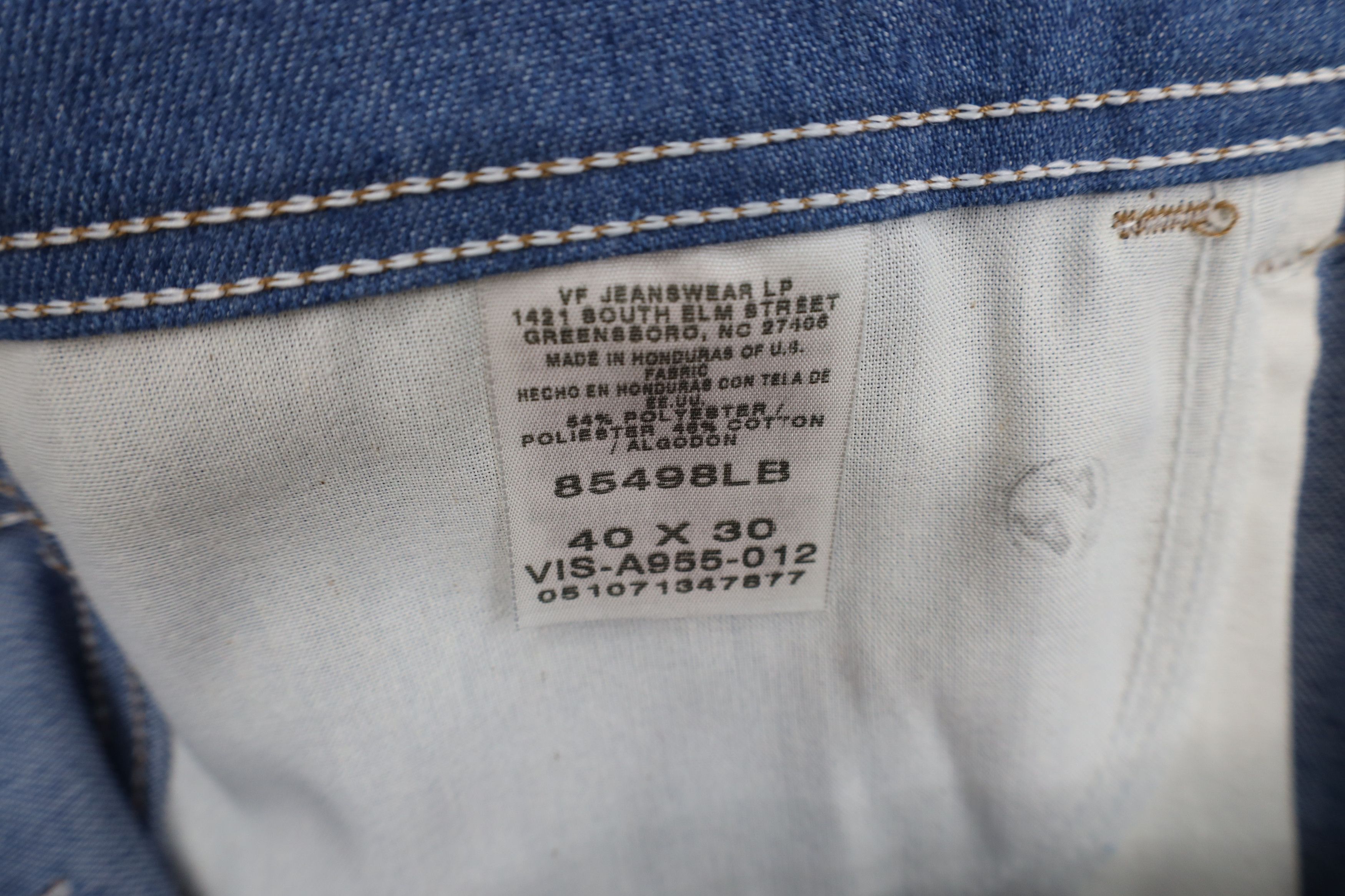 Wrangler Deadstock Vintage 90s Wrangler Flared Wide Leg Denim Jeans Size US 40 / EU 56 - 6 Thumbnail