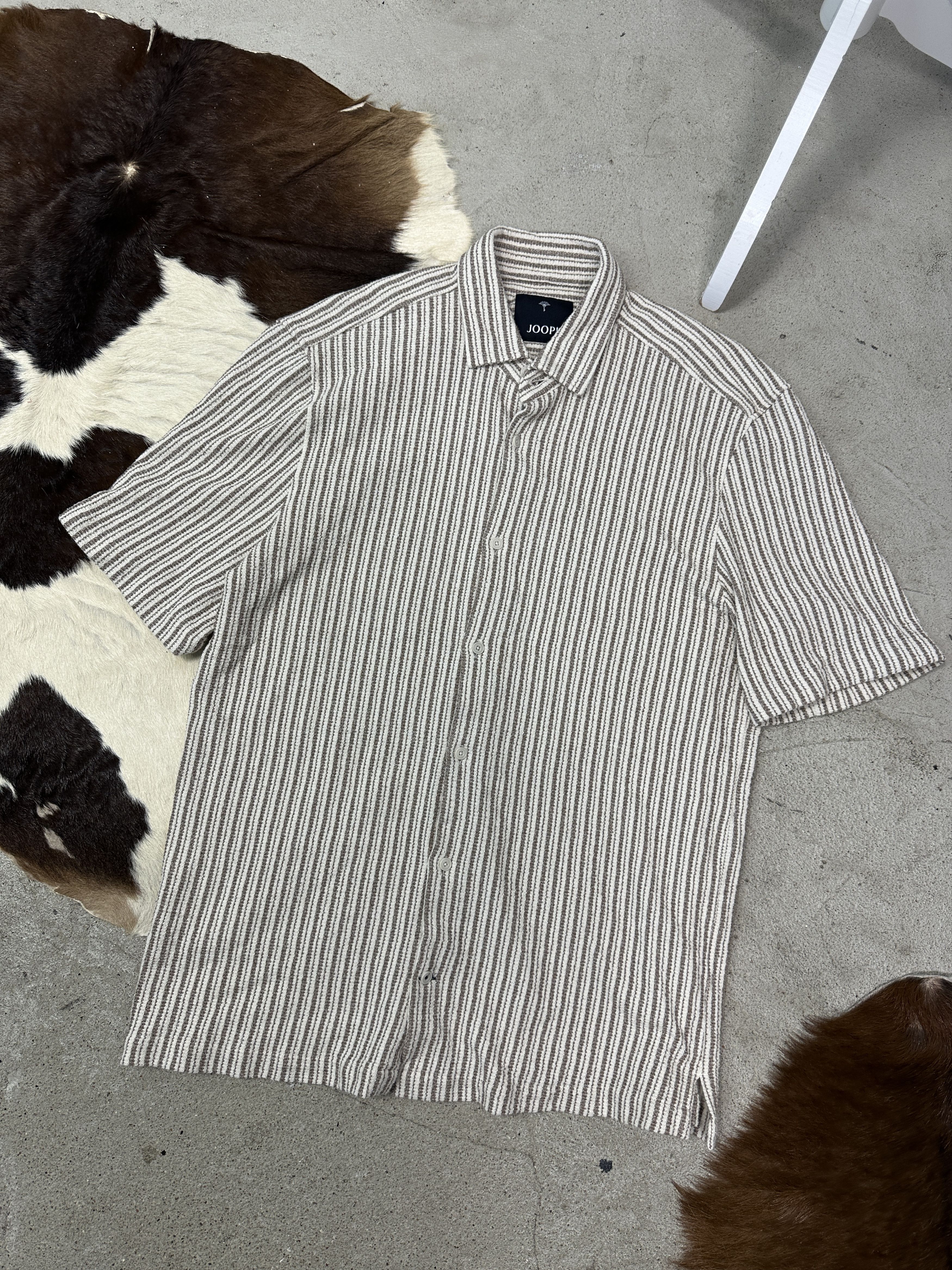 Joop! Vintage Streetwear Striped Joop! Knitted Shirt Y2K Size US L / EU 52-54 / 3 - 1 Thumbnail