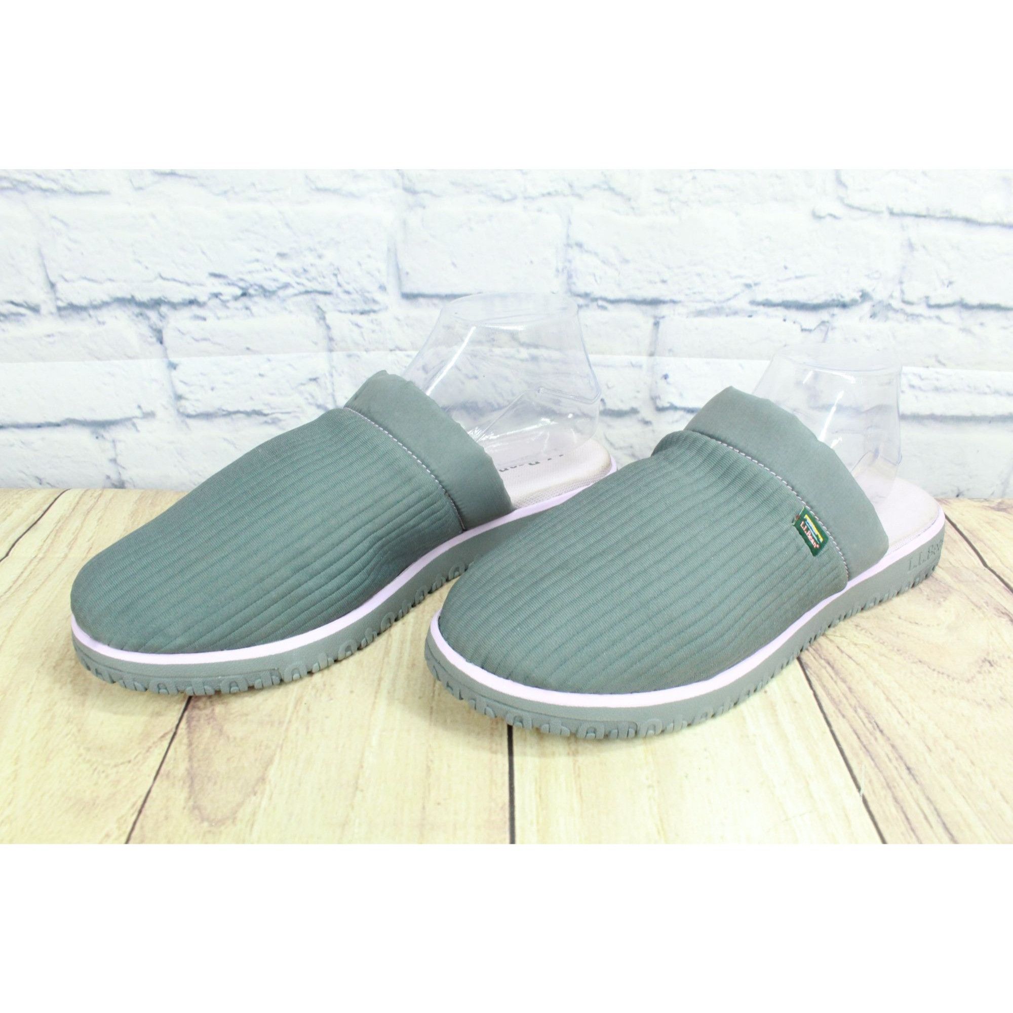 L.L. Bean LL Bean Gray Airlight Slip-On Indoor Scuff Slippers 11 Size US 11 / IT 41 - 2 Thumbnail