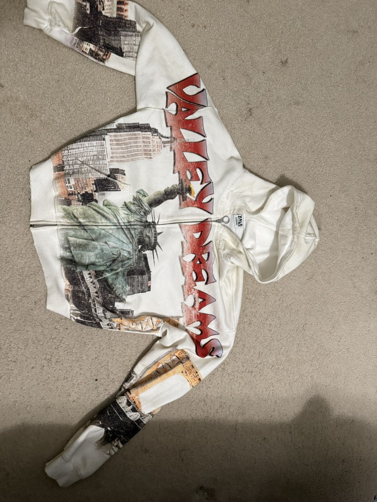 Vale Vale Forever NYC Zip up ‘white’ Size US L / EU 52-54 / 3 - 2 Thumbnail