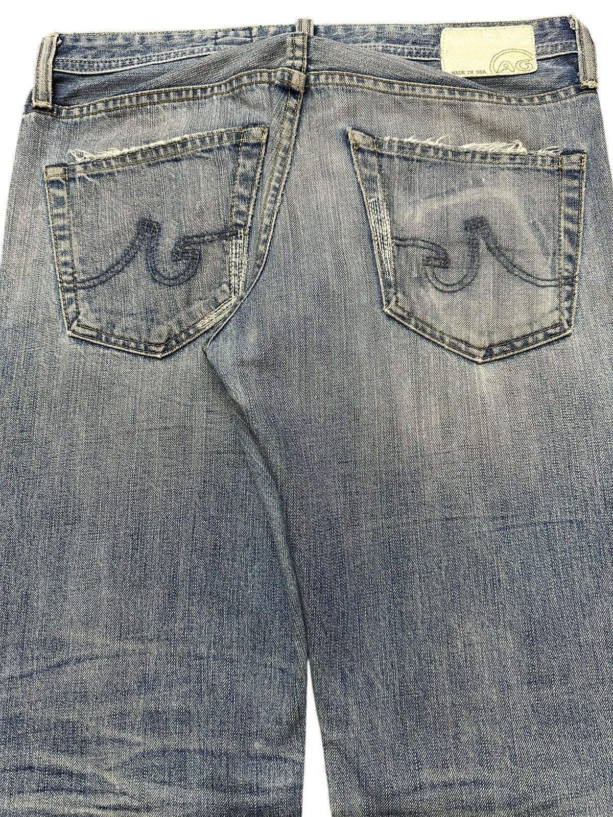 AG Adriano Goldschmied Vintage Usa Adriano Goldschmied Faded Wash Distressed Jeans Size US 32 / EU 48 - 6 Thumbnail