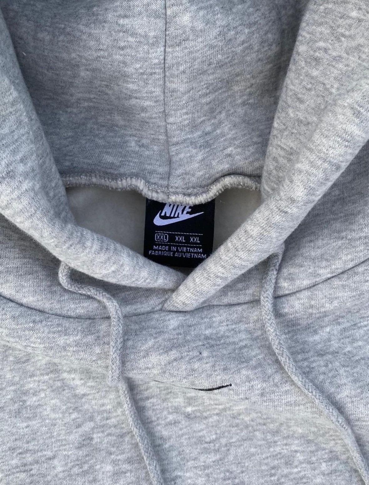 Nike 💫Rare Nike - small swoosh hoodie // gray XL Size US XL / EU 56 / 4 - 3 Thumbnail