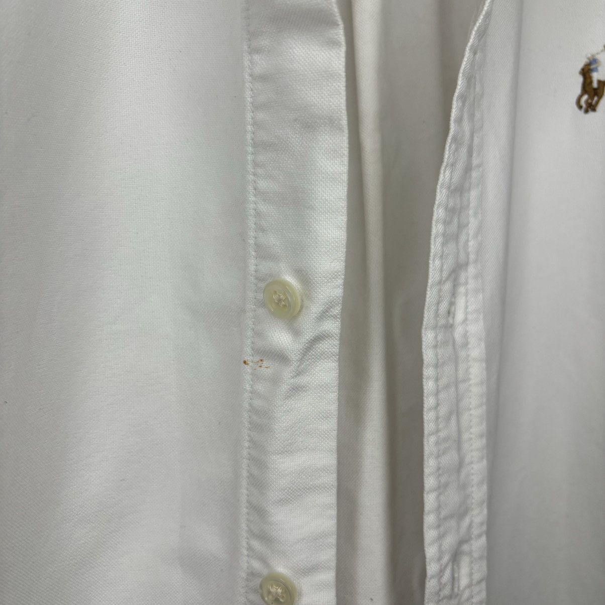 Polo Ralph Lauren × Ralph Lauren White basic button up shirt long sleeved Ralph Lauren Logo Size S / US 4 / IT 40 - 10 Thumbnail