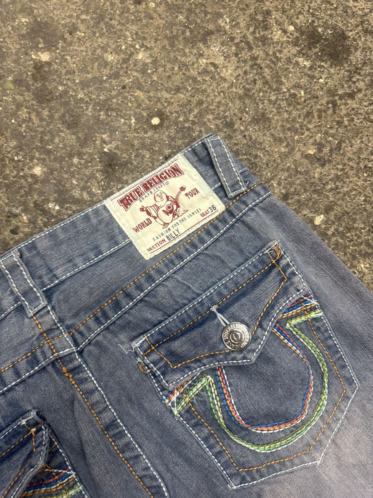True Religion Y2k true religion baggy jeans Size US 34 / EU 50 - 3 Thumbnail