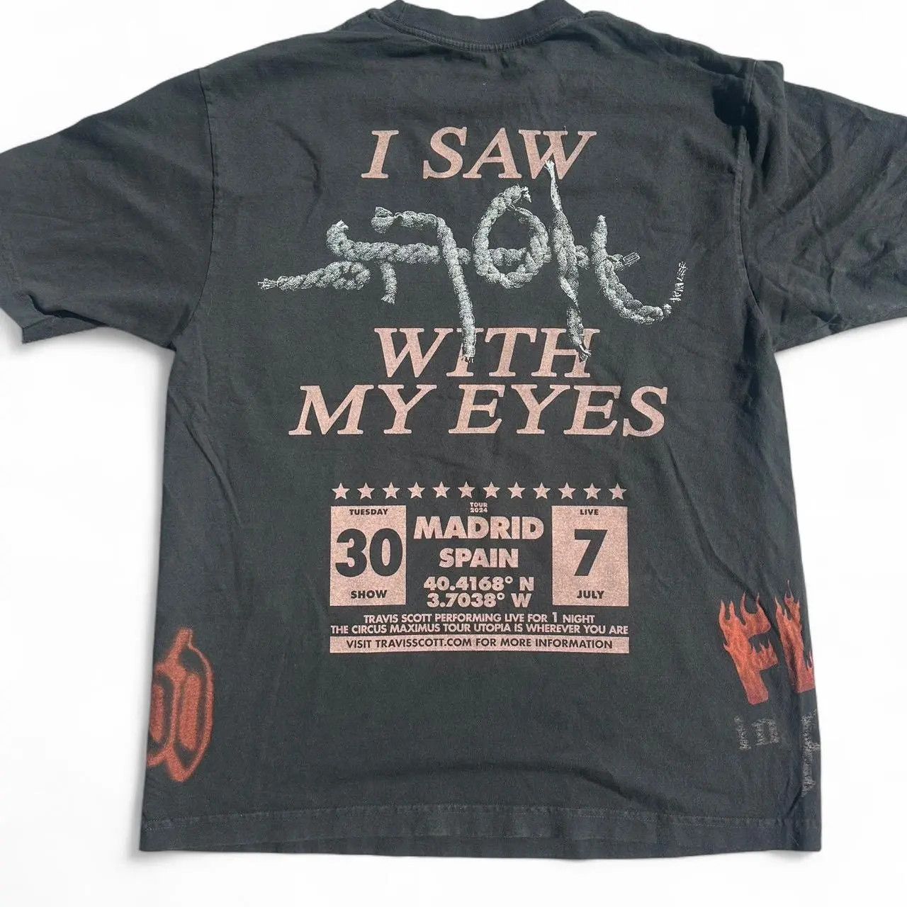 Travis Scott Travis Scott Utopia Madrid Exclusive T Shirt XXL Size US XXL / EU 58 / 5 - 2 Thumbnail
