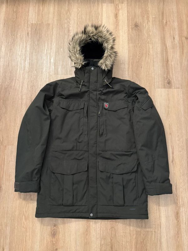 Fjallraven Yupik Parka Hydratic 80630 Jacket size XL Khaki