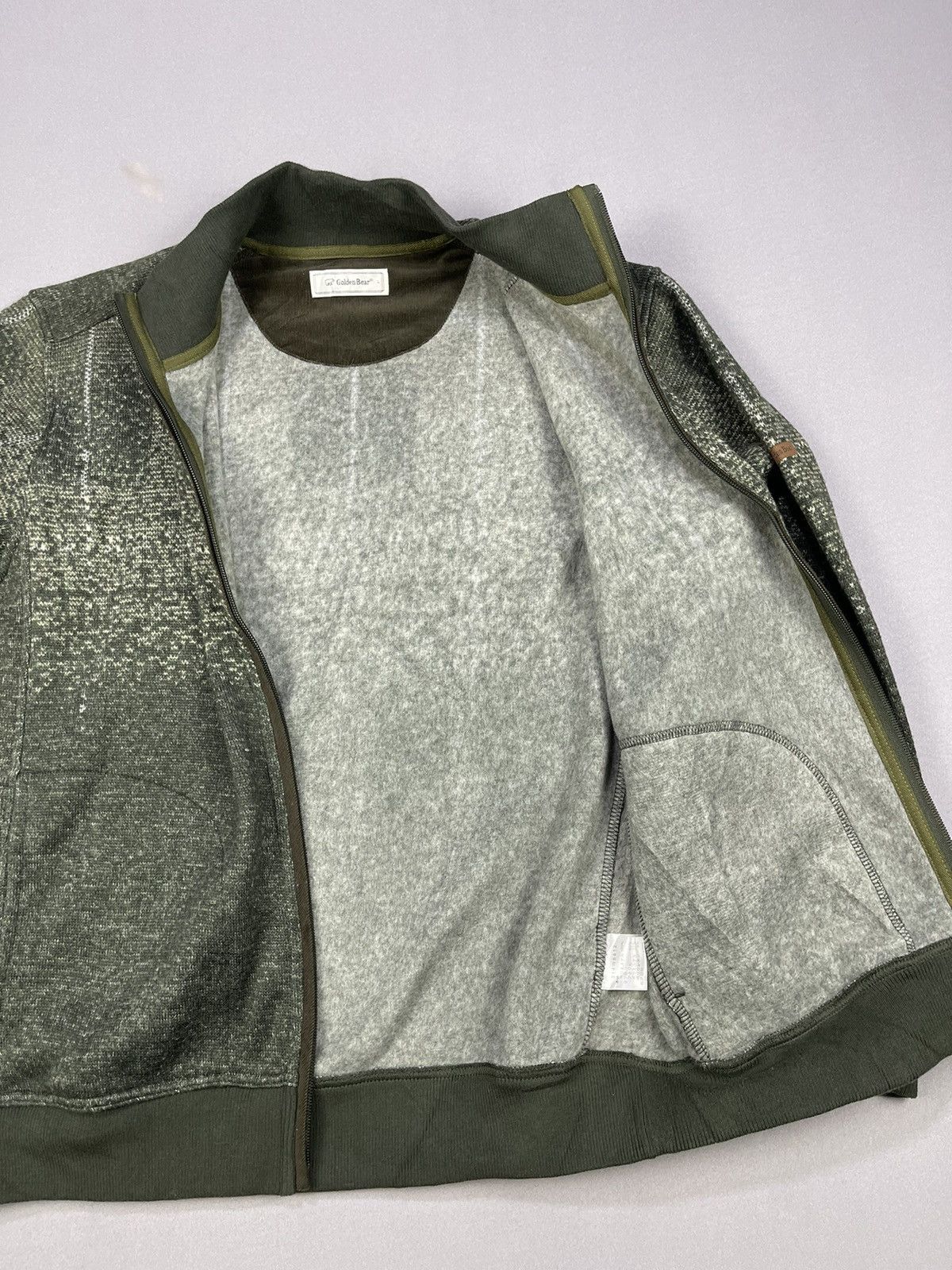 Golden Bear GOLDEN BEAR NATIVE NAVAJO GREEN ZIPPER SWEATER Size US L / EU 52-54 / 3 - 10 Thumbnail