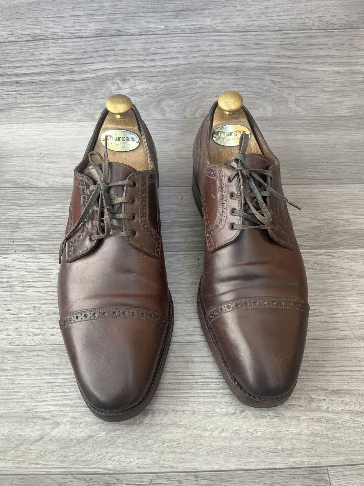 Carmina Carmina shell cordovan cap-toe oxford leather shoes uk 7 Size US 8 / EU 41 - 2 Thumbnail
