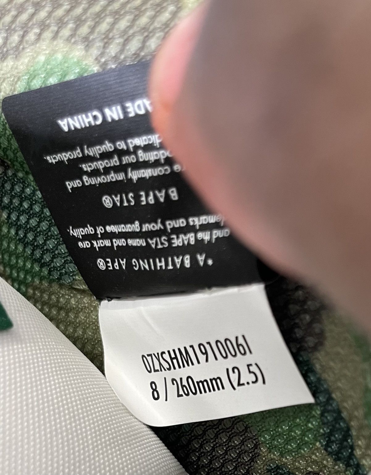 Bape A Bathing Ape Bape SK8 Sta ABC Camo Green (2022) Size US 8 / EU 41 - 18 Thumbnail